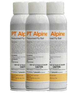 PT Alpine Pressurized Fly Bait Spray – 16 oz aerosol fly killer for fast knockdown and 30-day residual control