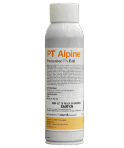 PT Alpine Pressurized Fly Bait Spray – 16 oz aerosol fly killer for fast knockdown and 30-day residual control