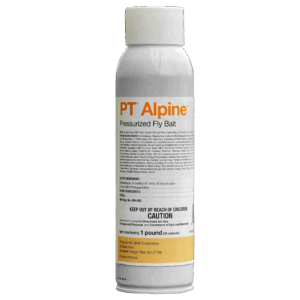 PT Alpine Pressurized Fly Bait Spray – 16 oz aerosol fly killer for fast knockdown and 30-day residual control